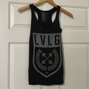 Live Large Gray Tank